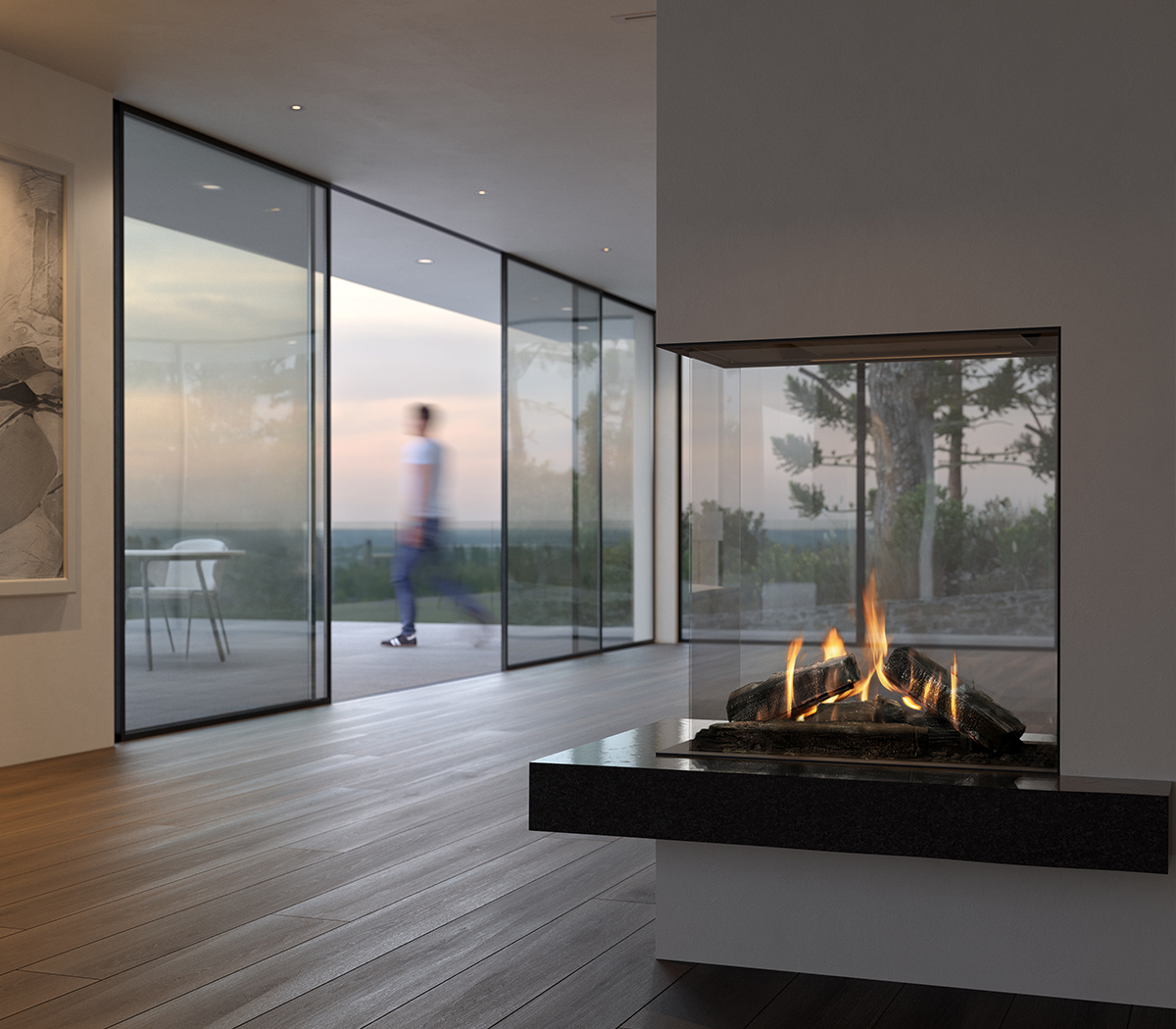 Indoor fireplaces