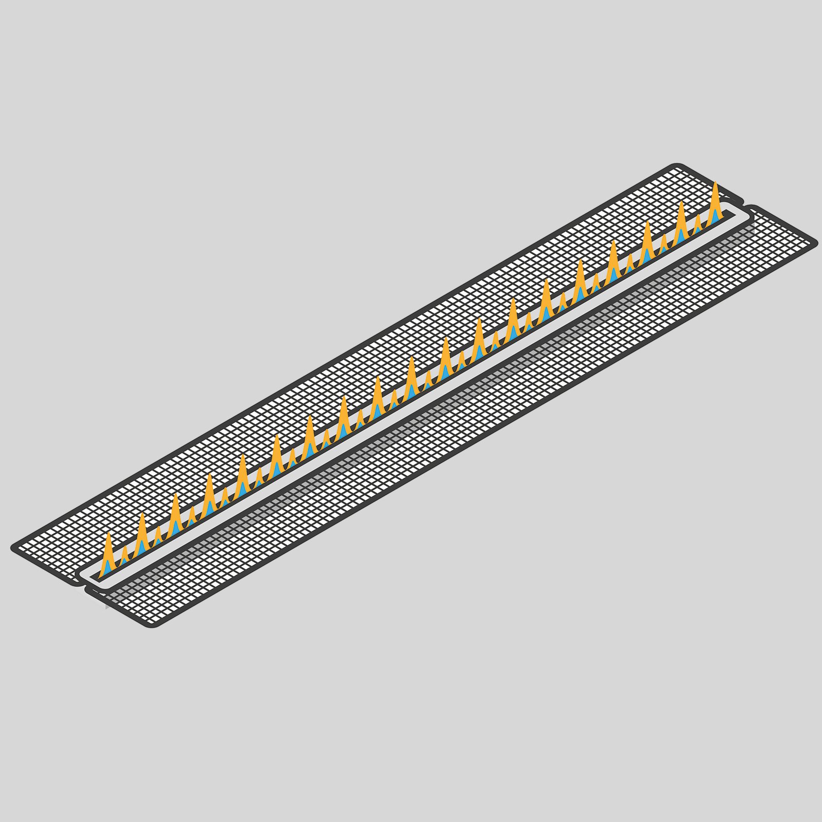 Brenner mit Led-glut-effekt