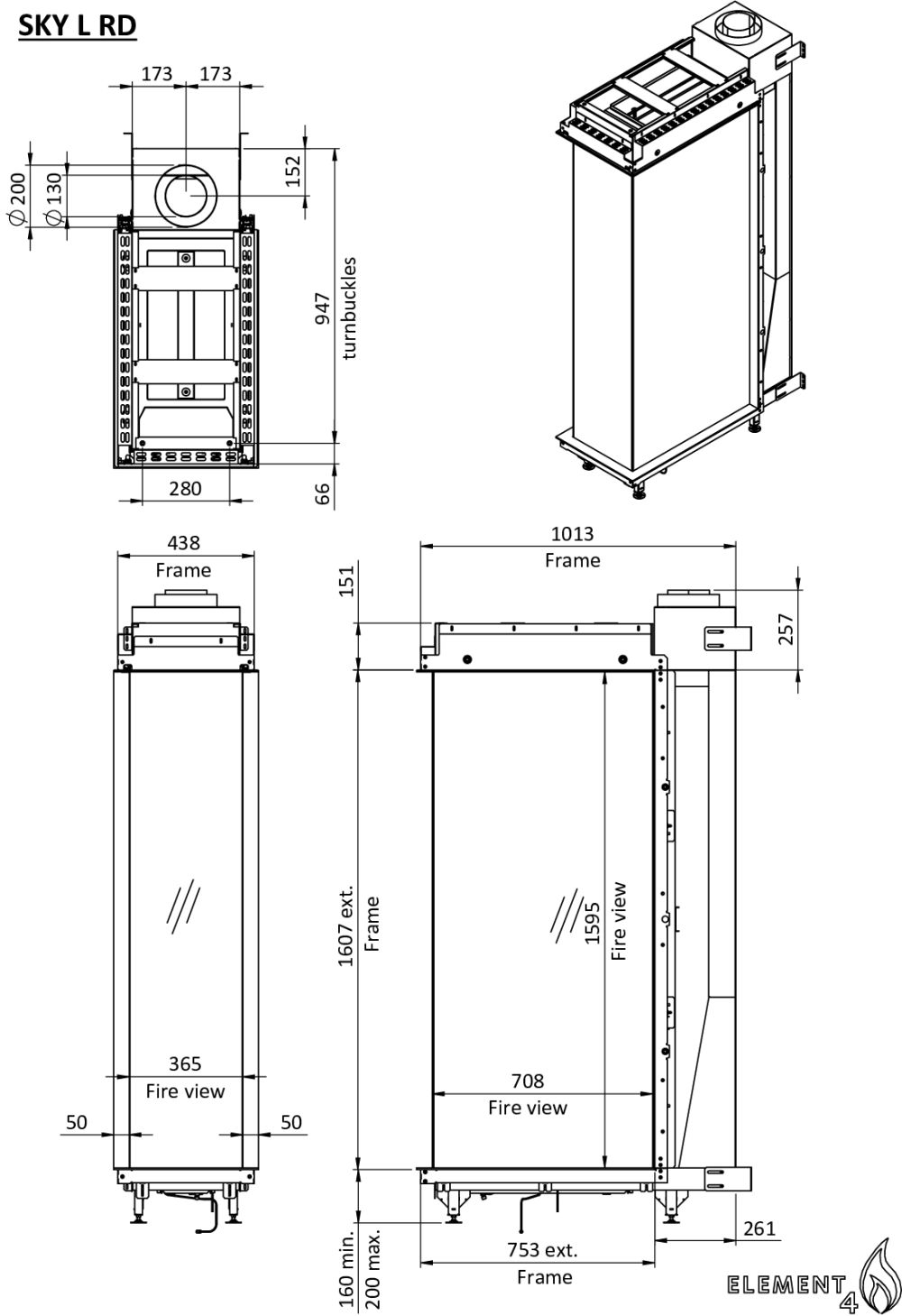 Sky Large Roomdivider Bio