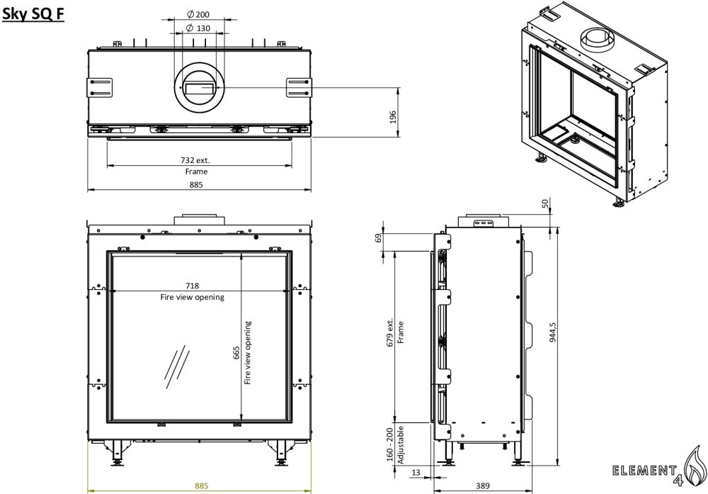 Sky Square Front Bio