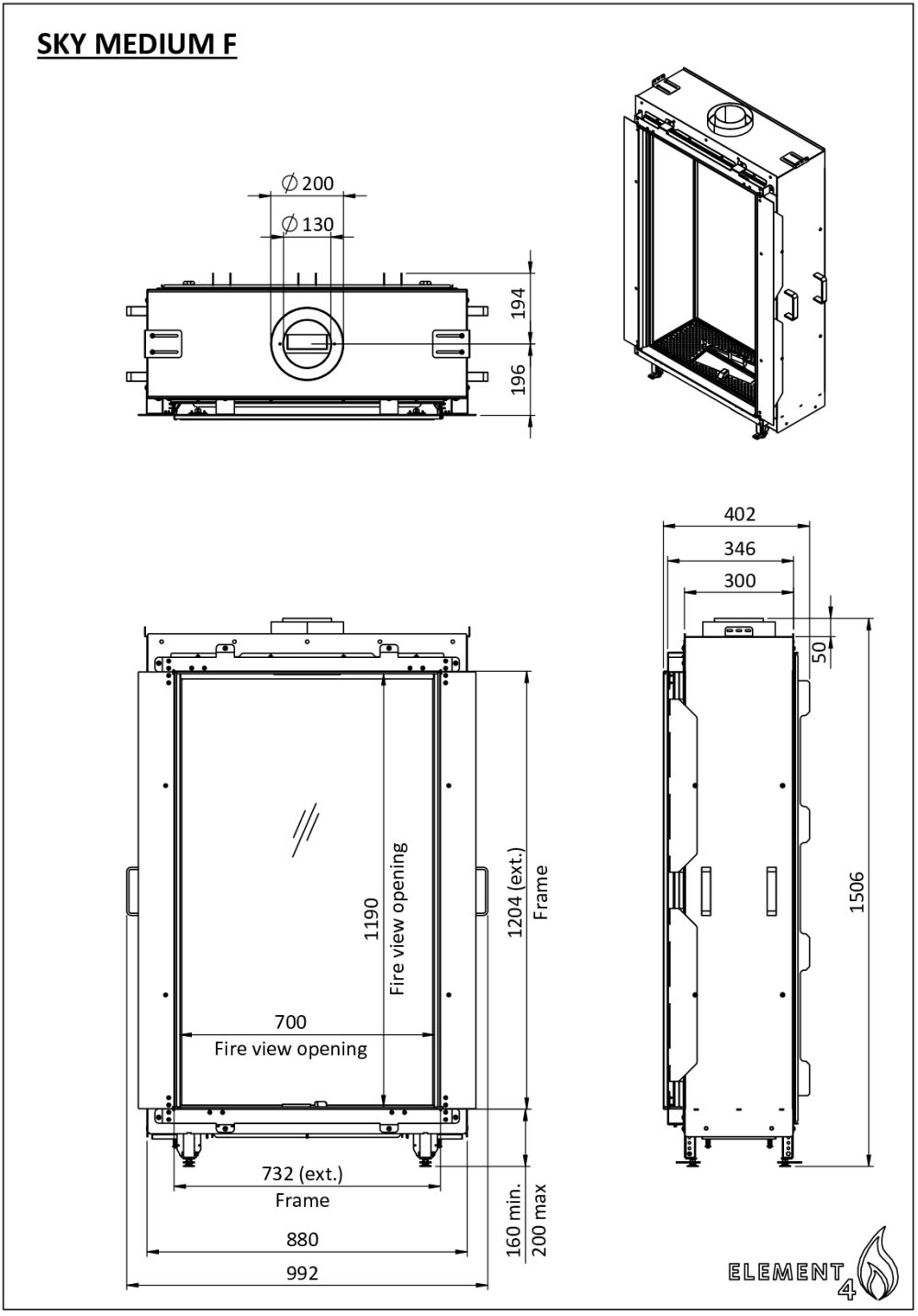 Sky Medium Front Bio