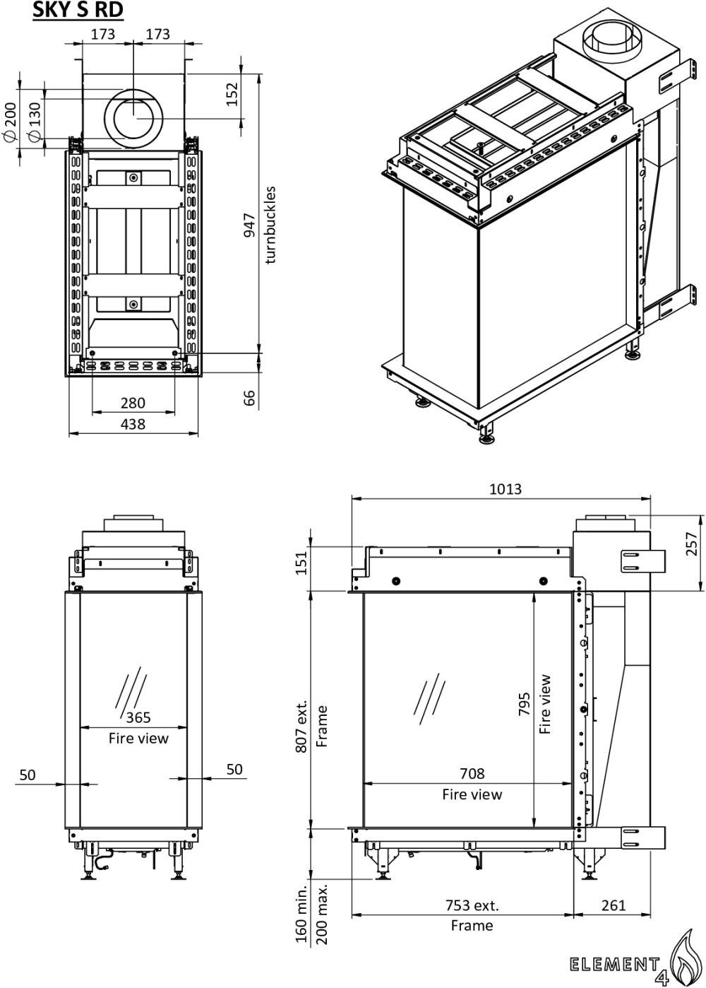 Sky Small Roomdivider