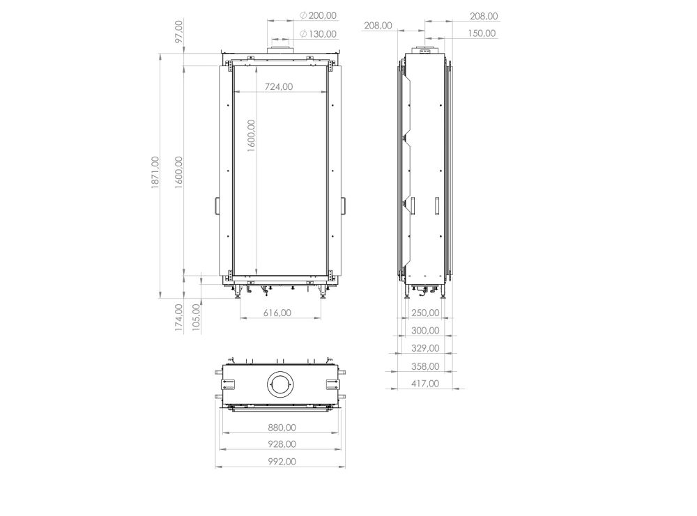 Sky Large Front Outoor