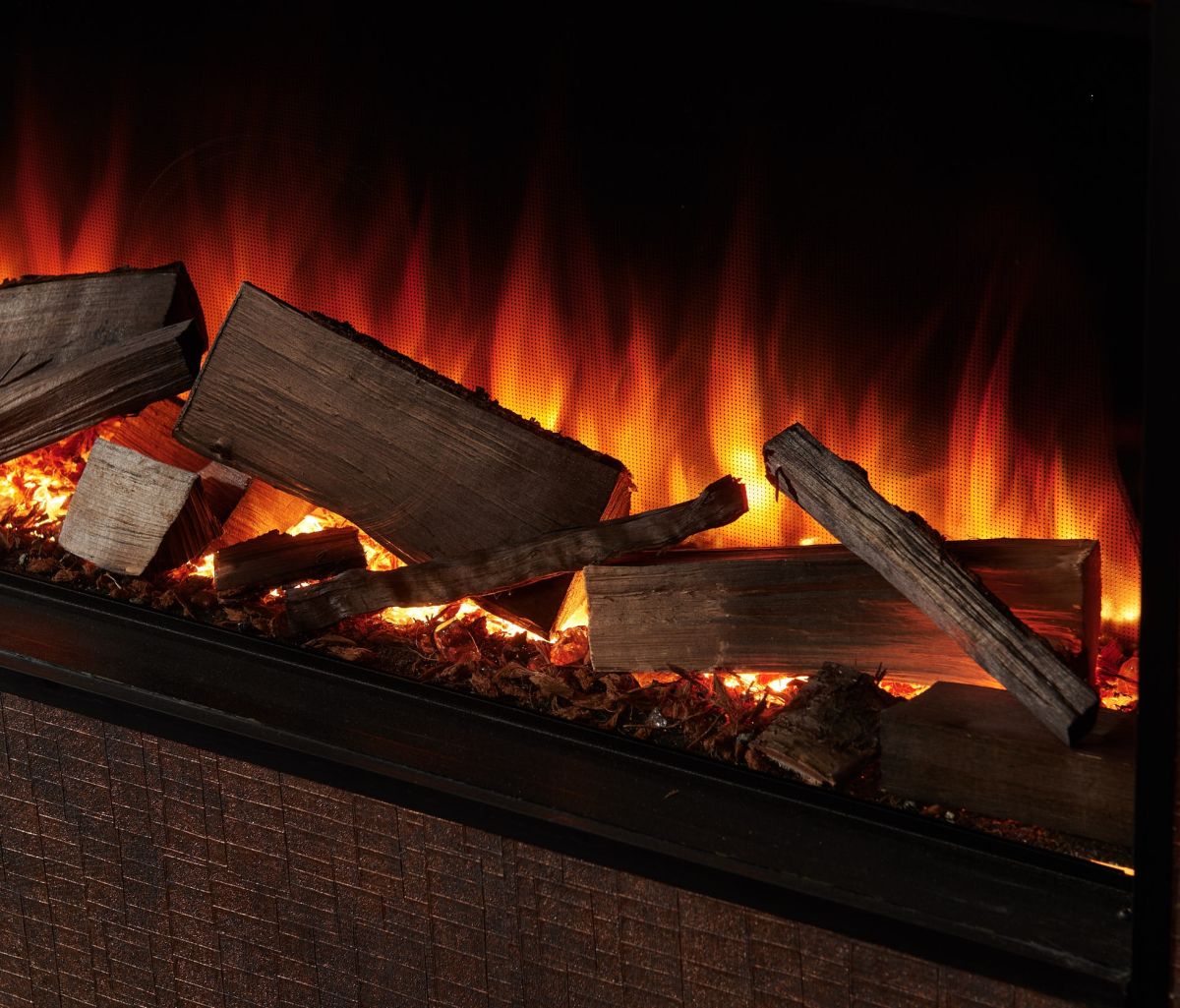Fuel bed - Real wood set - Elite 150 e