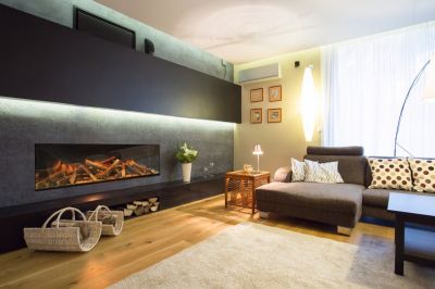 Is a gas fireplace not an option? Then choose an electric fireplace!