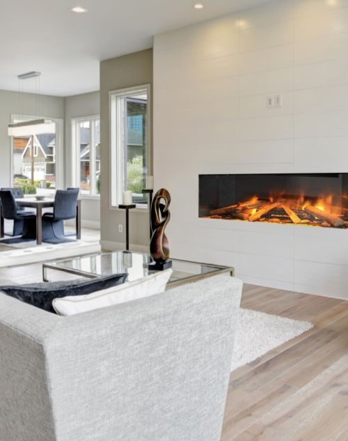 Electric built-in fireplaces: sustainable and beautiful!